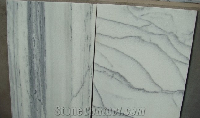 Landscape White Marble, Luxurious L ,scape White ,scenery White Mar Marble Tiles
