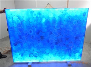 Backlit Onyx Glass Panel (J318)