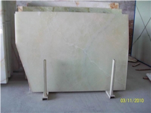 Backlit White Onyx Glass Panel