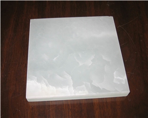 Backlit White Onyx Glass Panel Slabs & Tiles, China White Onyx