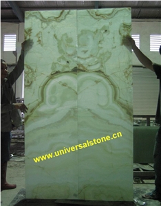 Green Jade Onyx Glass (J058)