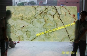 Green Onyx Glass Panel (J057)