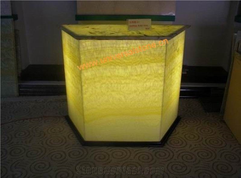 Lighted Honey Onyx Countertop Z06 From China Stonecontact Com