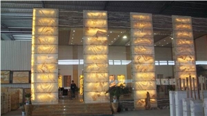 Translucent Crystal Diamond Onyx Glass Wall (J33)