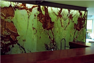 Translucent Onyx Glass Niche Wall Backlit (J83)