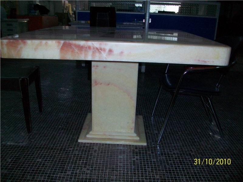 Translucent Onyx Table (J111)