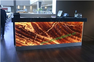 Translucent Red Onyx Glass Countertops(Z-27)
