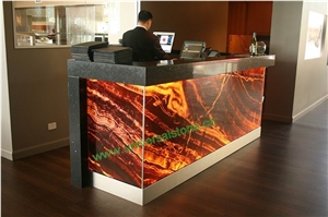 Translucent Red Onyx Glass Countertops(Z-27)