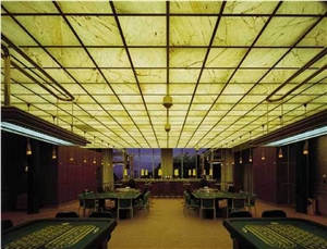 Translucent White Onyx Glass Panel