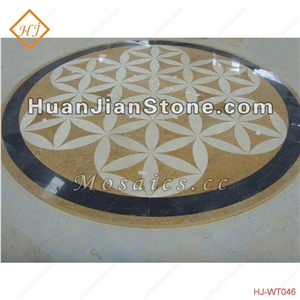 Marble Inlay Coffee Table Top