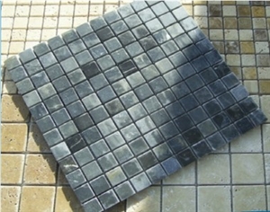 Anatolian Black Marble Mosaic