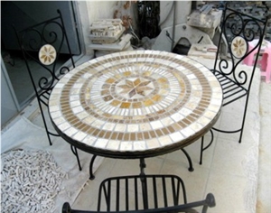 Marble Mosaic Tabletop