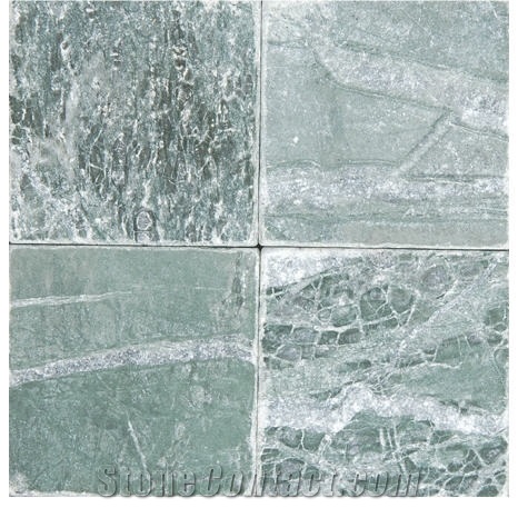 Teos Green Tumbled Marble Tiles From, Tumbled Marble Tile