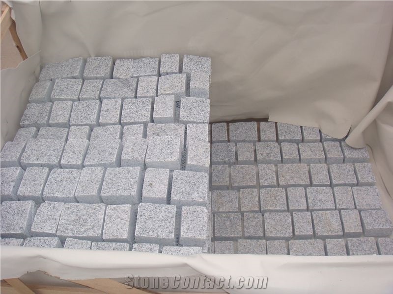 G603 Grey Granite Pavers, Cheap China Grey Granite Paving Setts
