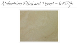 Alabastrino Travertine Tiles Filled and Honed - 69, Italy Beige Travertine