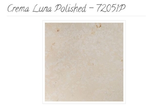 Crema Luna Polished - 72051P, Turkey Beige Limestone Slabs & Tiles