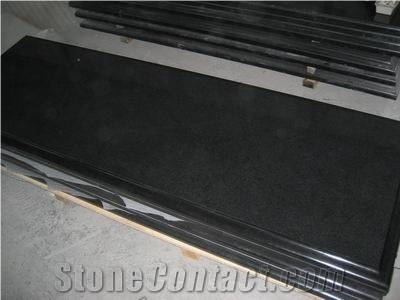 Shanxi Black Granite Slabs, China Black Granite