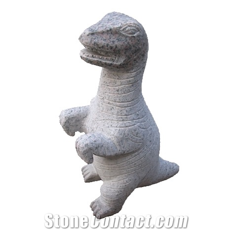 Handmade Stone Animal Statue, G383 Beige Granite Statue