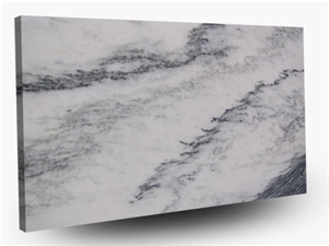 Mountain White Danby Marble Tile, United States White Marble