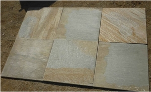 Yellow Rusty Slate Tiles