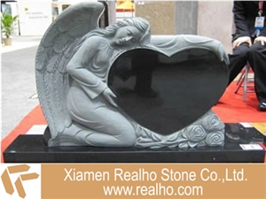 Shanxi Black Granite Tombstone