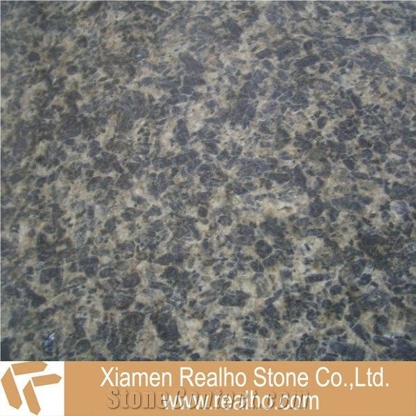 Leopard Skin Flower Granite Tiles, China Brown Granite