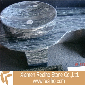 Nine-dragon Screen Stone Sink, Nine-dragon Screen Green Granite Sink