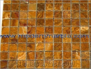 Balochistan Brown Onyx Mosaic