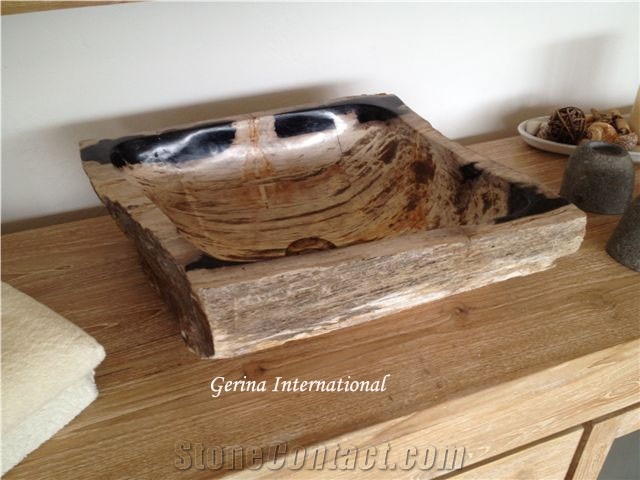 Sink from Petrified Wood