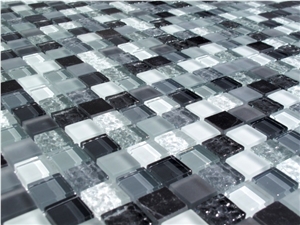 Grey Glass Mosaic