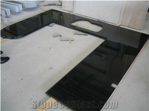 Shanxi Black Kitchen Top, Shanxi Black Granite Kitchen Top