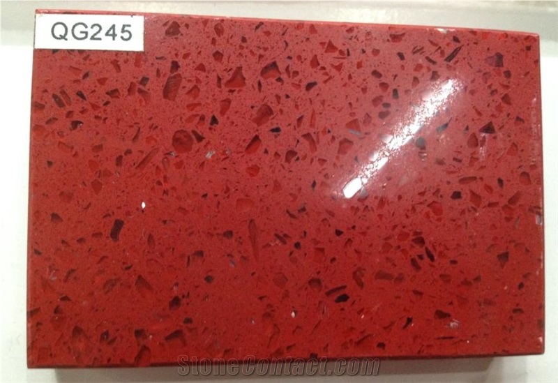 Red Quartz Stone Tile