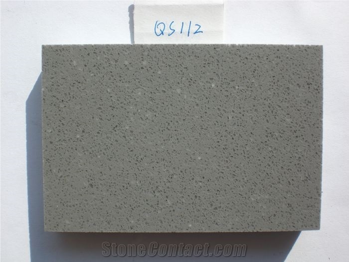 Dark Grey Quartz Stone Tile,grey Manmade Stone