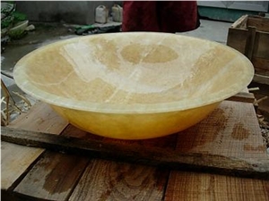 Honey Onyx Wash Basin