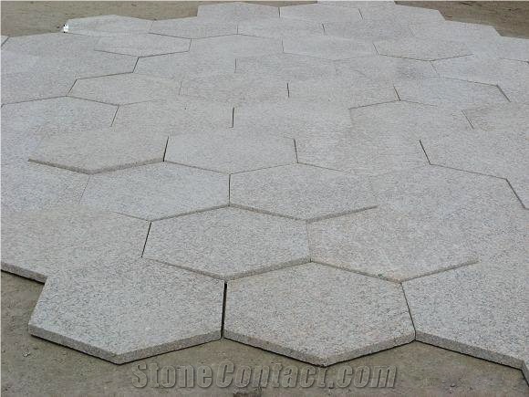 Granite Paving Tiles, G341 Grey Granite Cobble, Pavers