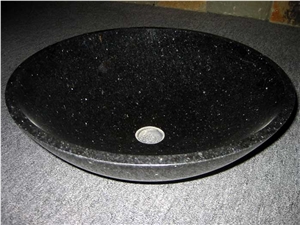 Cheap Black Galaxy Granite Sink