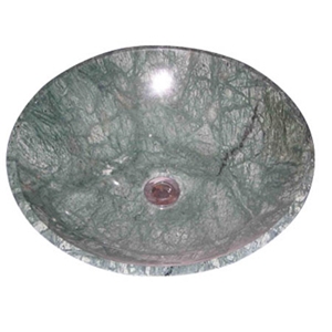 Cheap Dark Green Marble Stone Vessel Sink