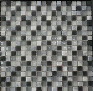 Equator Marmara Marble Glass Mosaic Pattern