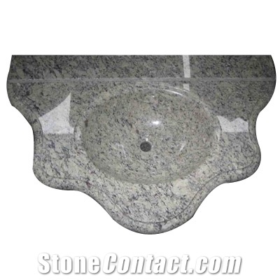 Natural China Juparana Stone Vessel Sink