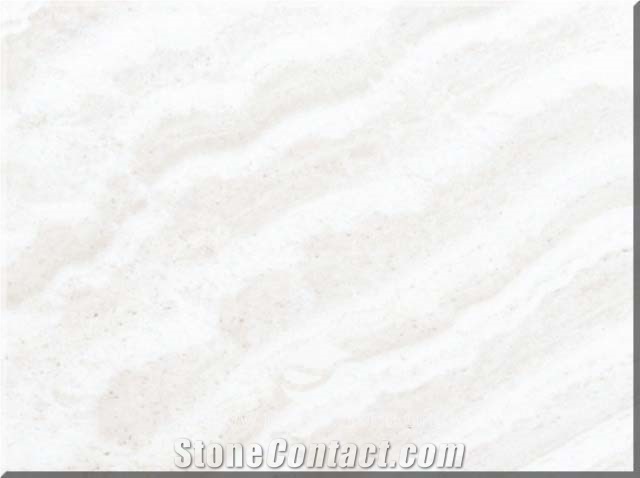 Snow White Travertine Slabs & Tiles, Iran White Travertine