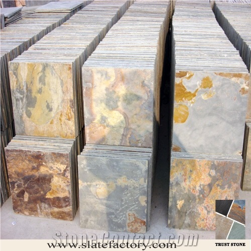 Chinese Multicolor Slate for Wall Panel