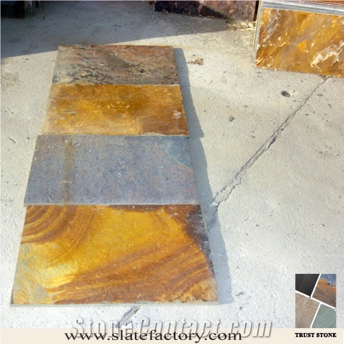 Chinese Multicolor Slate Tile for Flooring