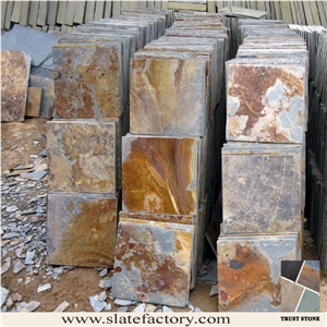 Natural Flooring Slate, Multicolor Slate Tiles