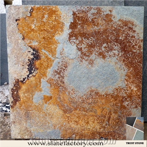 Slate Floor Paving Tiles,slate Flooring Paving,china Rusty Slate