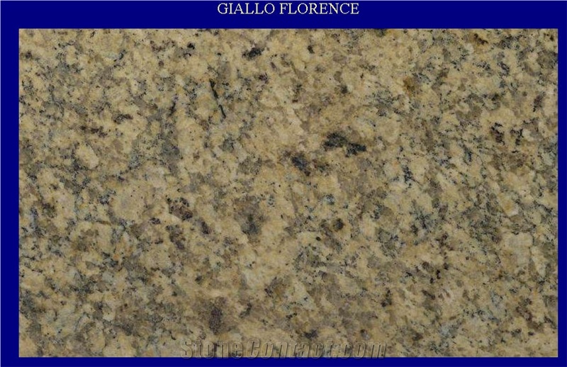 Giallo Florence Granite Slabs, Brazil Yellow Granite
