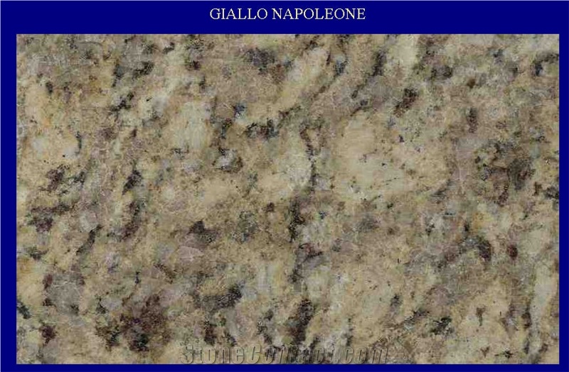 Giallo Napoleone Granite Blocks, Brazil Yellow Granite