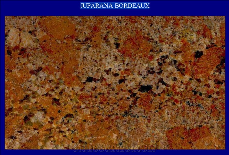 Juparana Florence Bordeaux Granite Block