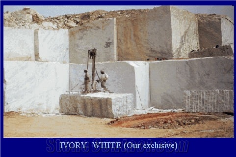 Nigeria Ivory White Blocks, Nigeria White Granite