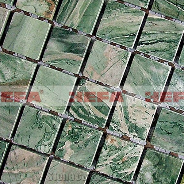 Green Interior Wall Tiles XMD018J1