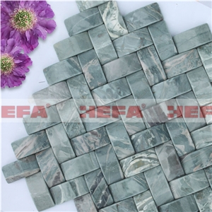 Green Mosaic Tile Brick Pattern XMD007J1